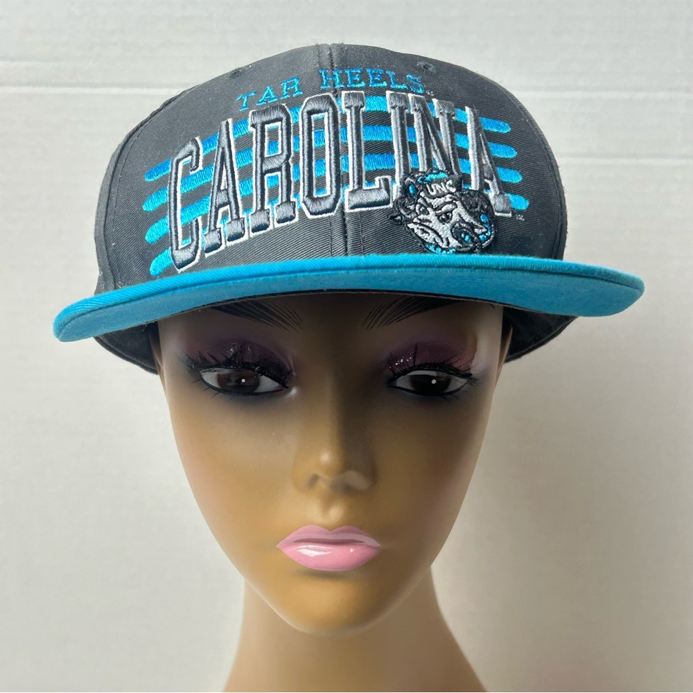 North Carolina Tar Heels Gray Blue 47 Brand Snap Back Hat Y2K